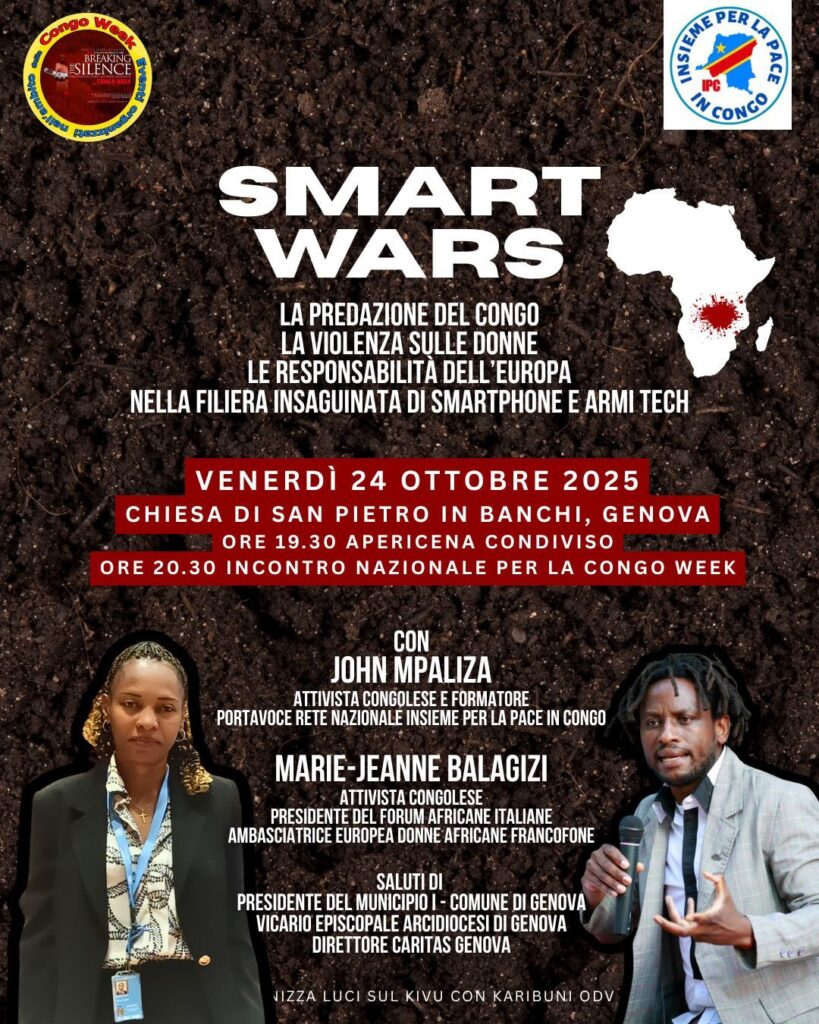 Congo week a Genova 24 ottobre Chiesa di San Pietro in Banchi