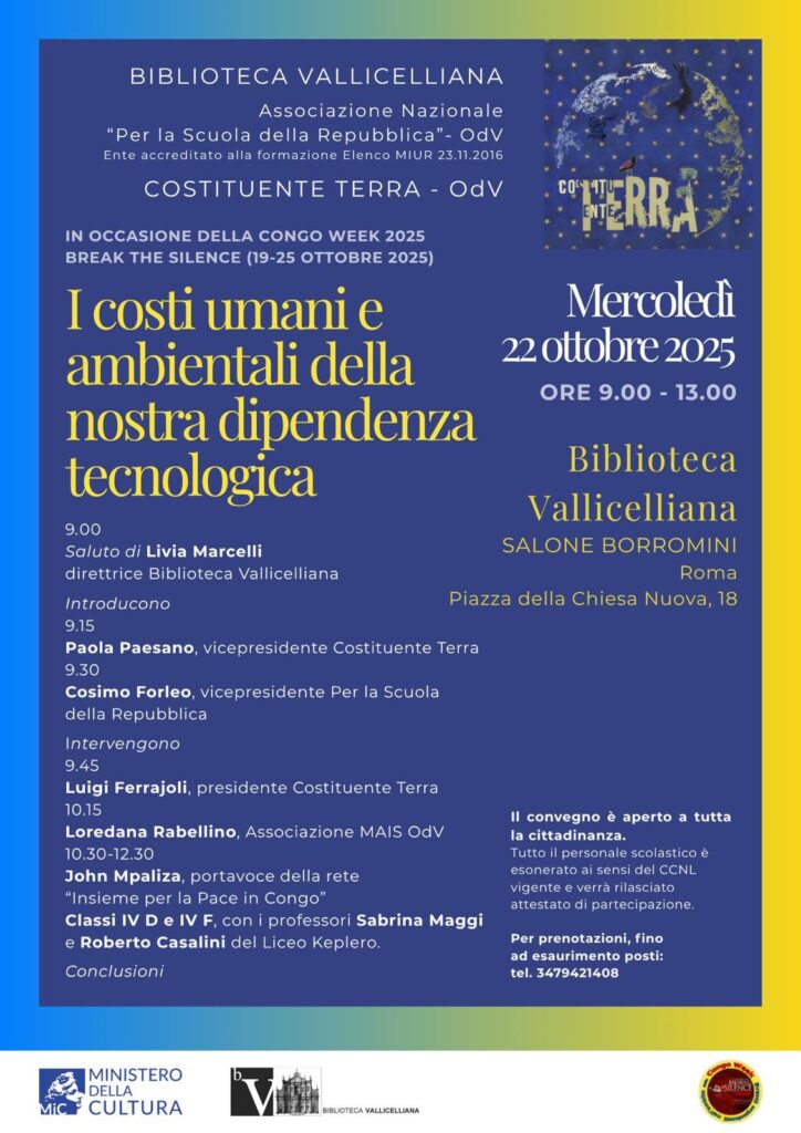 Eventi Congo Week a Roma 22 ottobre dalle 9 alle 13