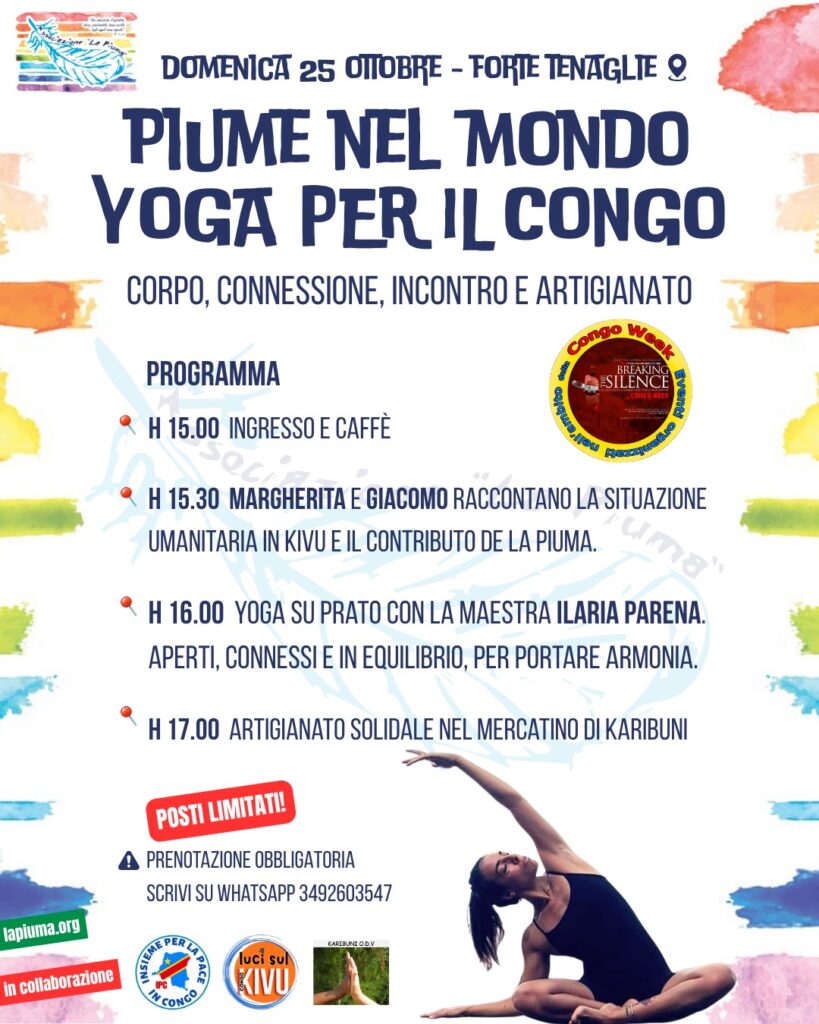 Genova, yoga per la Congo Week