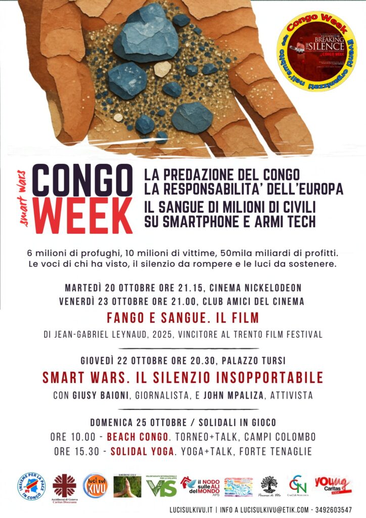 I 5 incontri che si terranno a Genova nella settimana di Congo Week 2026